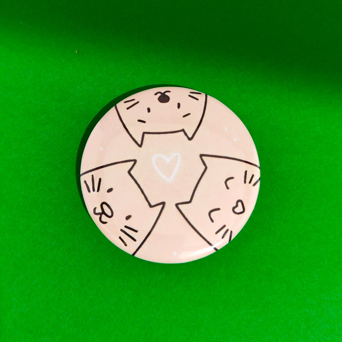 Aesthetic Cat D2 Badge