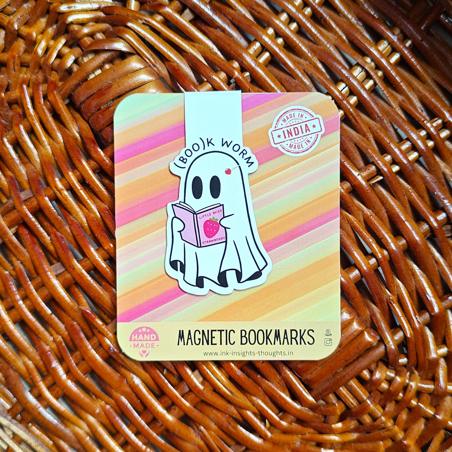 (Boo)K Worm - Magnetic Bookmark