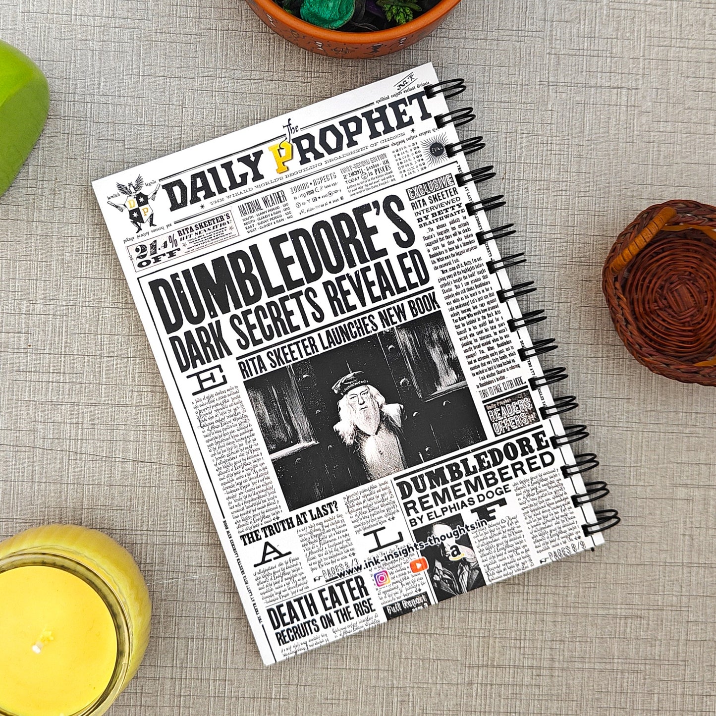 Harry potter, The Daily Prophet - Notebook